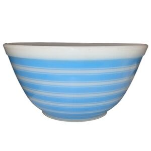 Pyrex blue stripe 402